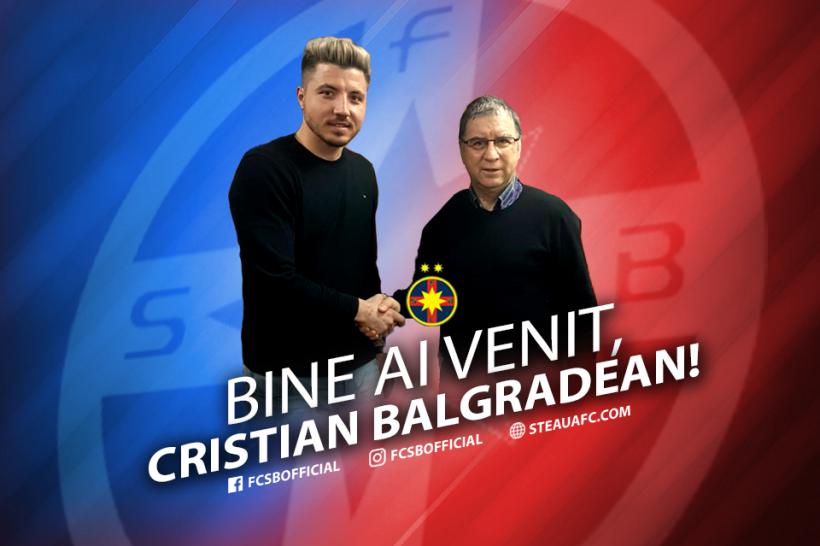 OFICIAL. Cristian Balgradean a semnat cu FCSB