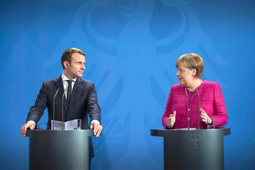 Merkel se distanţează de Macron în privinţa alegerilor europene