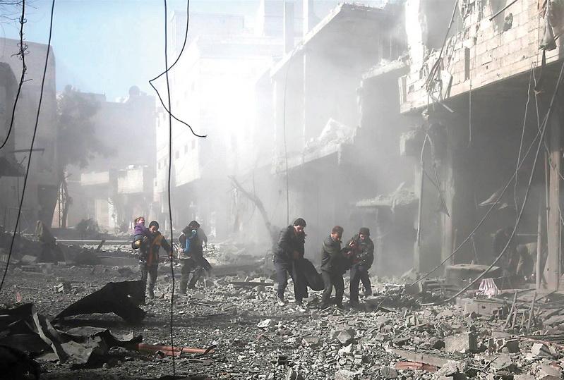 Măcel sirian în Ghouta de Est, cu ajutorul rușilor