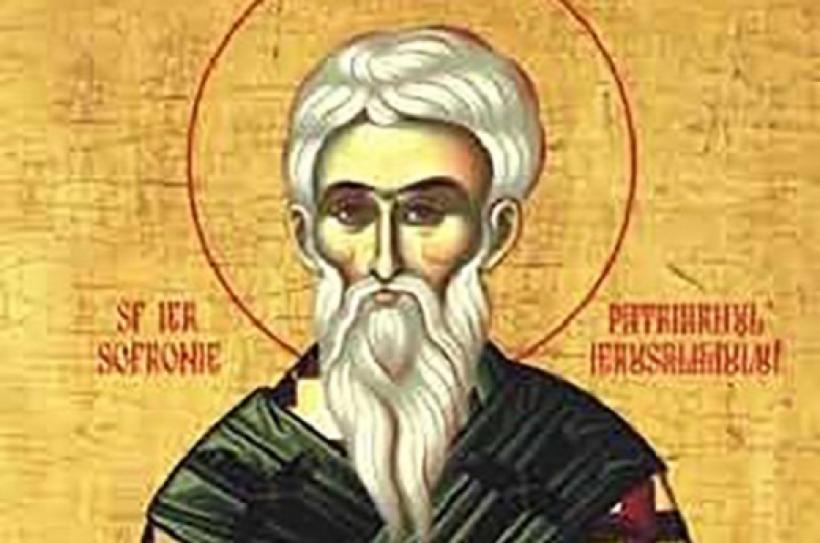 Calendar religios - 11 martie. Sfântul Sofronie, patriarhul Ierusalimului. Cum a luptat el împotriva ereticilor monoteliști