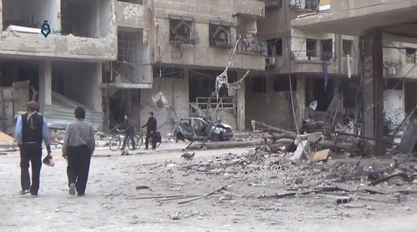 50 de persoane omorâte în Ghouta Orientală. Bombardamentele continuă
