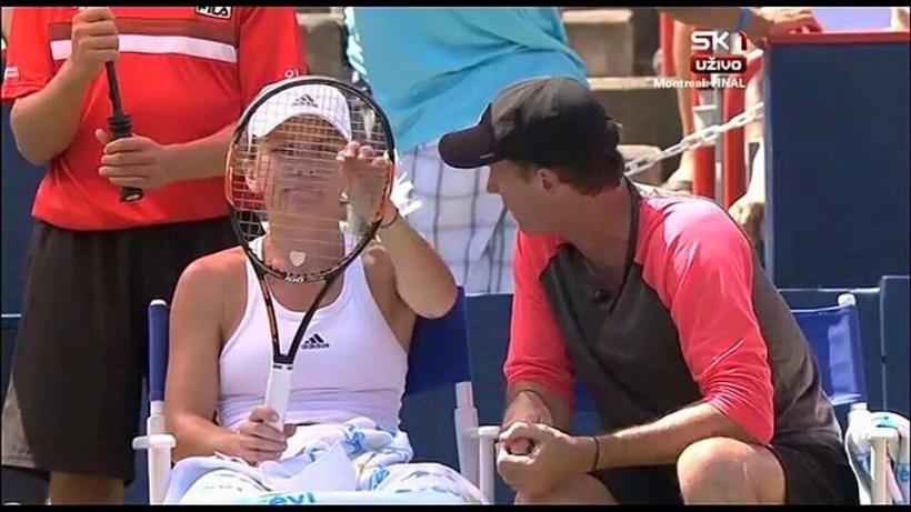 Simona Halep explică momentul tensionat pe care l-a avut cu Darren Cahill in timpul meciului cu Petra Martic