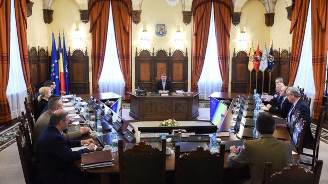 Şedinţa Consiliului Suprem de Apărare a Ţării s-a încheiat