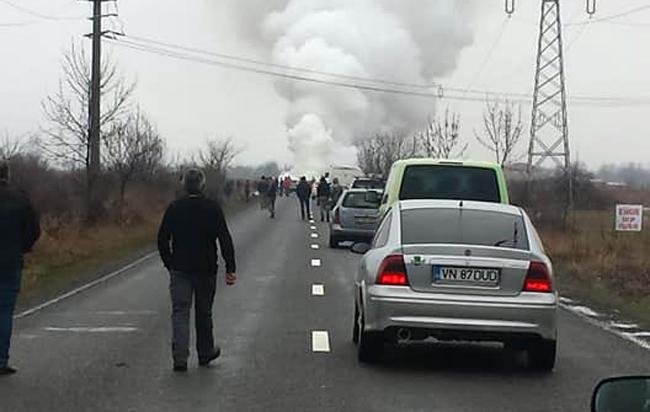 Accident cumplit în Buzău. 2 persoane au fost carbonizate