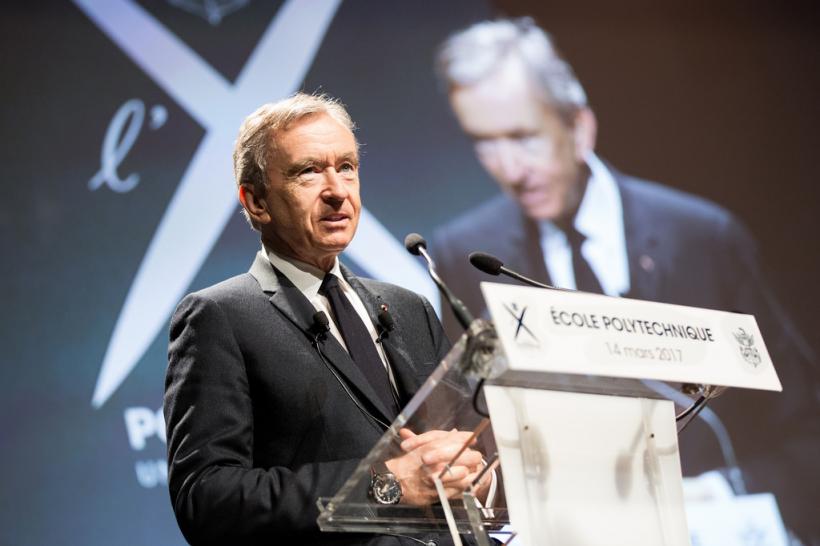 Bernard Arnault, președintele Louis Vuitton Moet Hennessy, a urcat pe locul 4 în topul celor mai bogați oameni