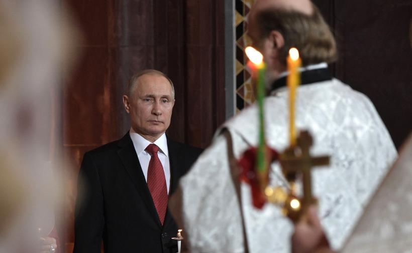 Paştele ortodox: Ce le-a spus Putin credincioşilor ruşi