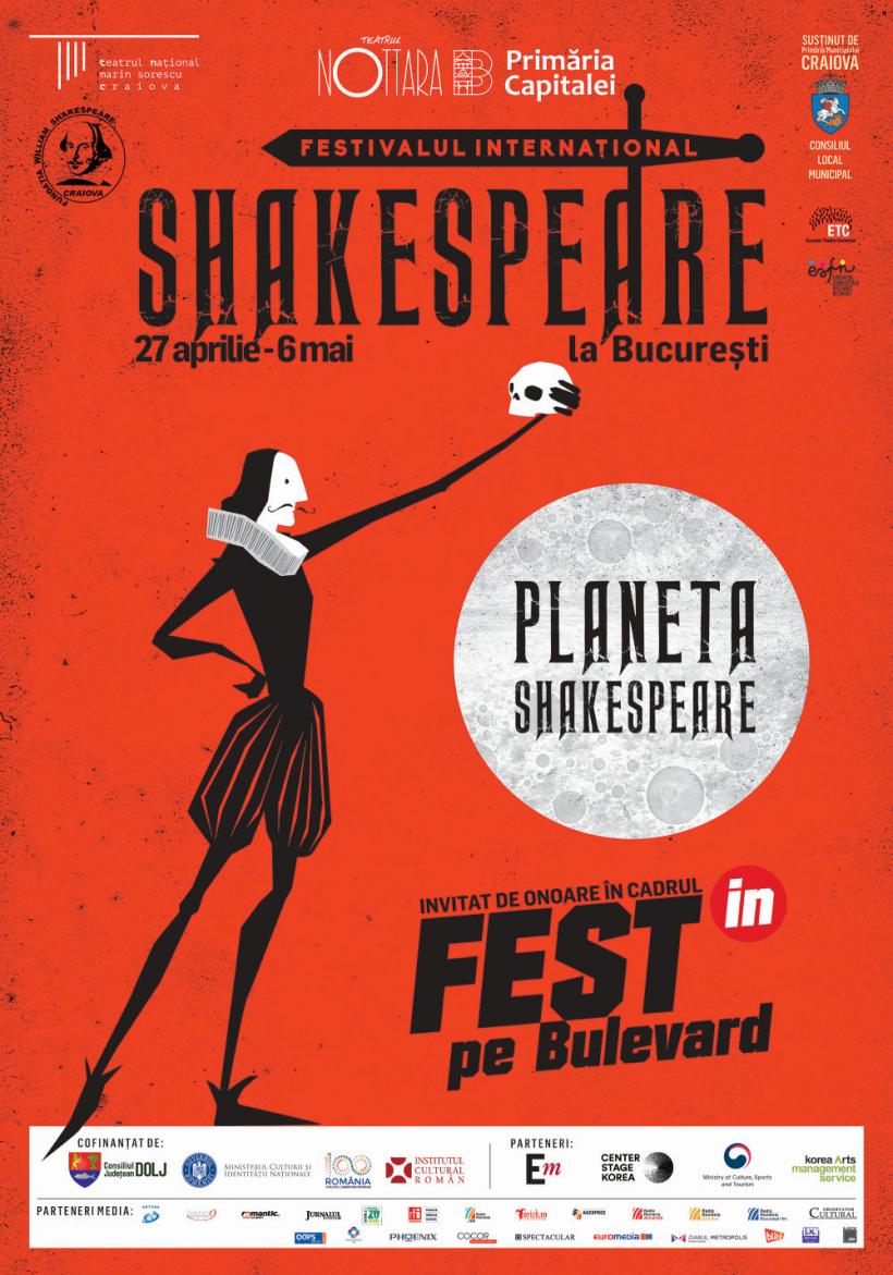 Teatrul Nottara lansează FEST(in) pe Bulevard 2018! Invitat de onoare: „Planeta Shakespeare”