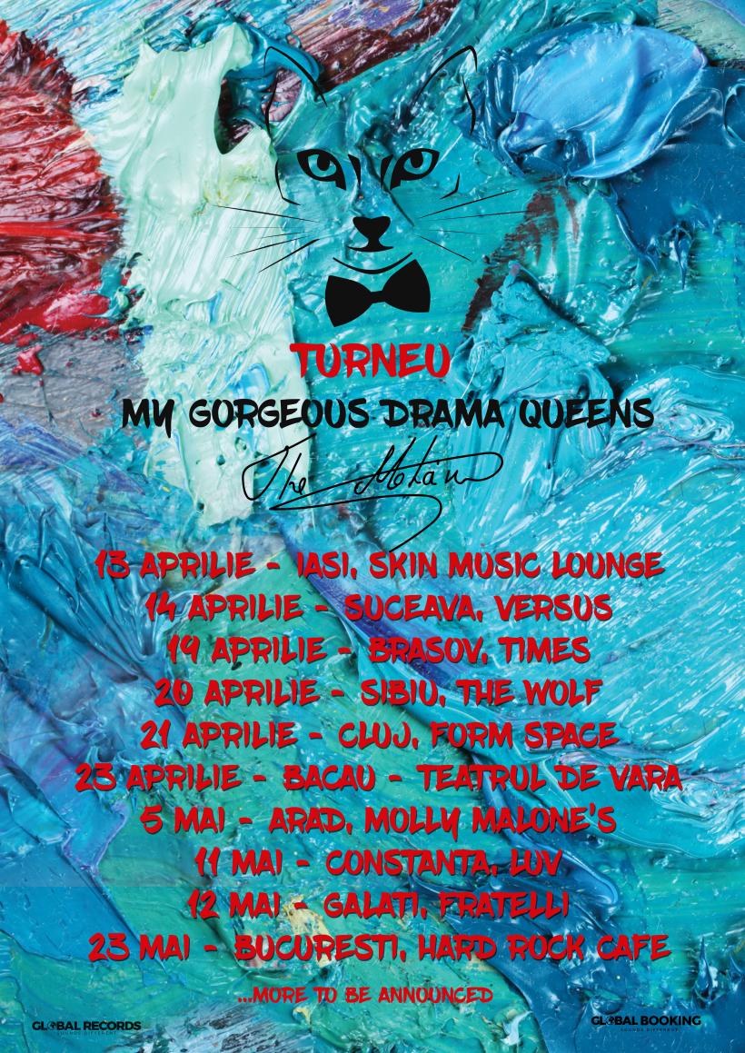 Trupa The Motans pregătește super concerte pentru fanii săi din toata țara, în turneul „My Gorgeous Drama Queens”