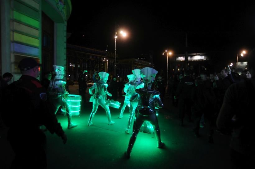 GALERIE FOTO Clădiri emblematice pentru Bucureşti prind viaţă în cele patru seri ale Festivalului Spotlight 18612597