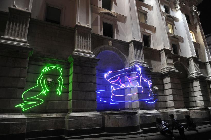 GALERIE FOTO Clădiri emblematice pentru Bucureşti prind viaţă în cele patru seri ale Festivalului Spotlight 18612600