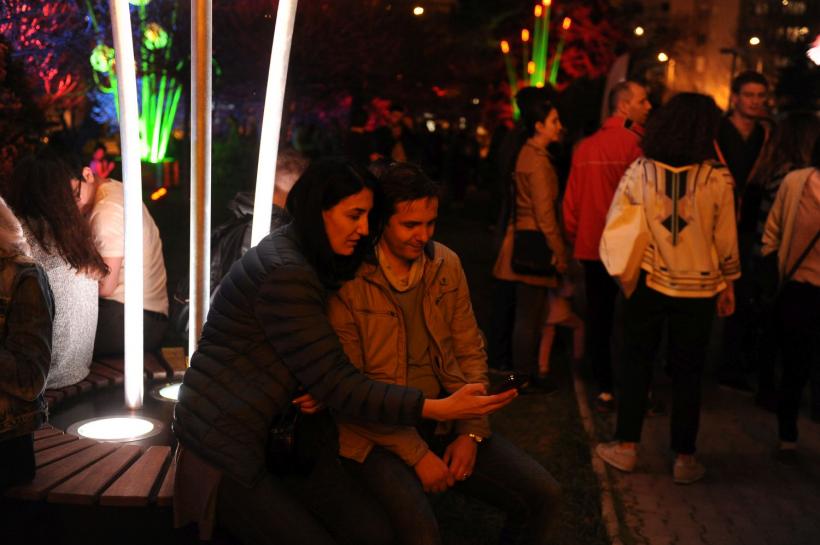 GALERIE FOTO Clădiri emblematice pentru Bucureşti prind viaţă în cele patru seri ale Festivalului Spotlight 18612603