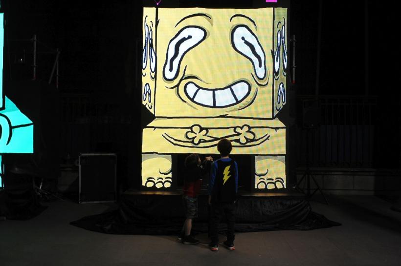 GALERIE FOTO Clădiri emblematice pentru Bucureşti prind viaţă în cele patru seri ale Festivalului Spotlight 18612617