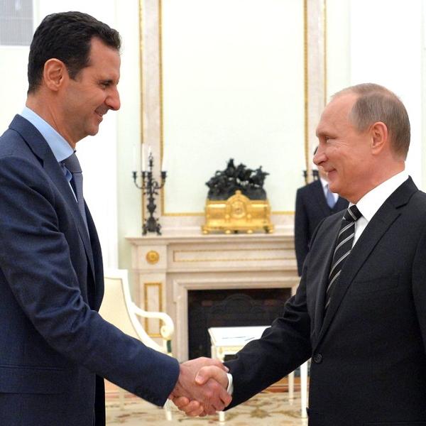 Bashar al-Assad le-a spus parlamentarilor ruși că loviturile aeriene occidentale reprezintă un act de agresiune