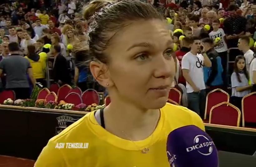 Simona Halep aduce calificarea României în Grupa Mondială