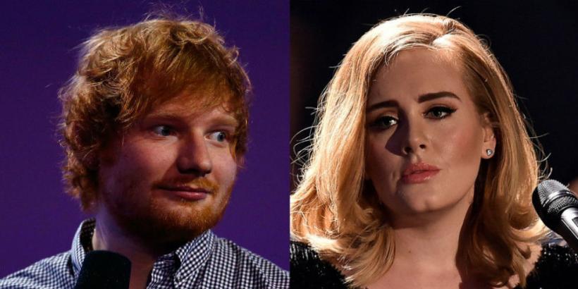 Adele şi Ed Sheeran, printre artiştii britanici care au încasat sume record din drepturi de autor în 2017