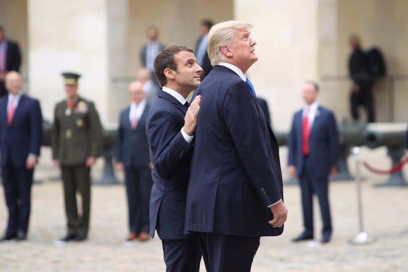 Emmanuel Macron a atacat naționalismul și izolaționismul în fața Congresului SUA