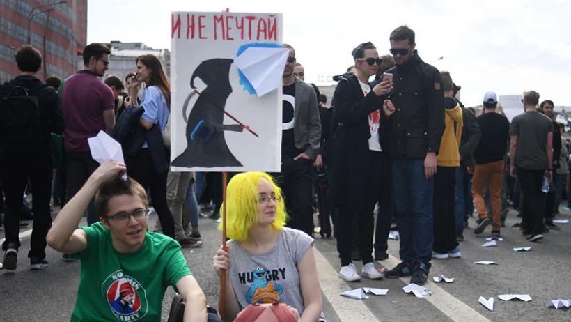 La Moscova, mii de tineri au luat apararea Telegram