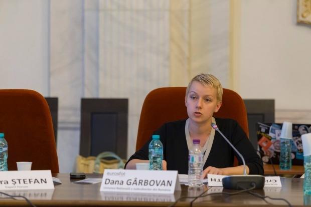 Dana Gîrbovan: UNJR va trimite Comisiei speciale parlamentare observaţii punctuale la proiectul de modificare a Codurilor