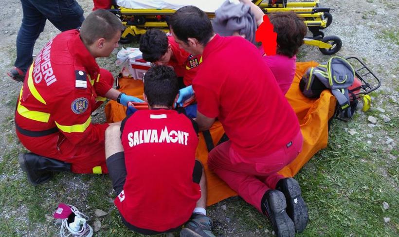 Braşov: Turistă poloneză rănită pe munte, transportată la Spitalul municipal Făgăraş