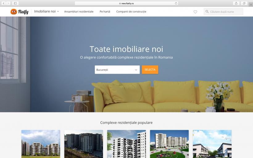 (P) Motorul de căutare Flatfy a lansat un catalog de imobiliare noi: câte locuințe noi se construiesc în România?