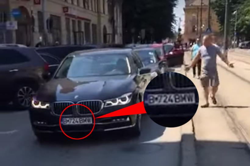 VIDEO - Incredibil! Șoferul unui bolid a blocat o întreagă stradă din Timișoara