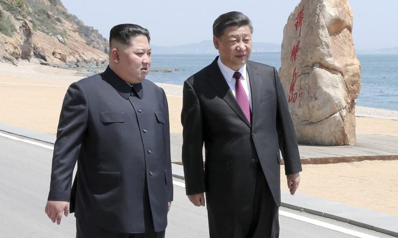 Kim Jong-un, din nou în China
