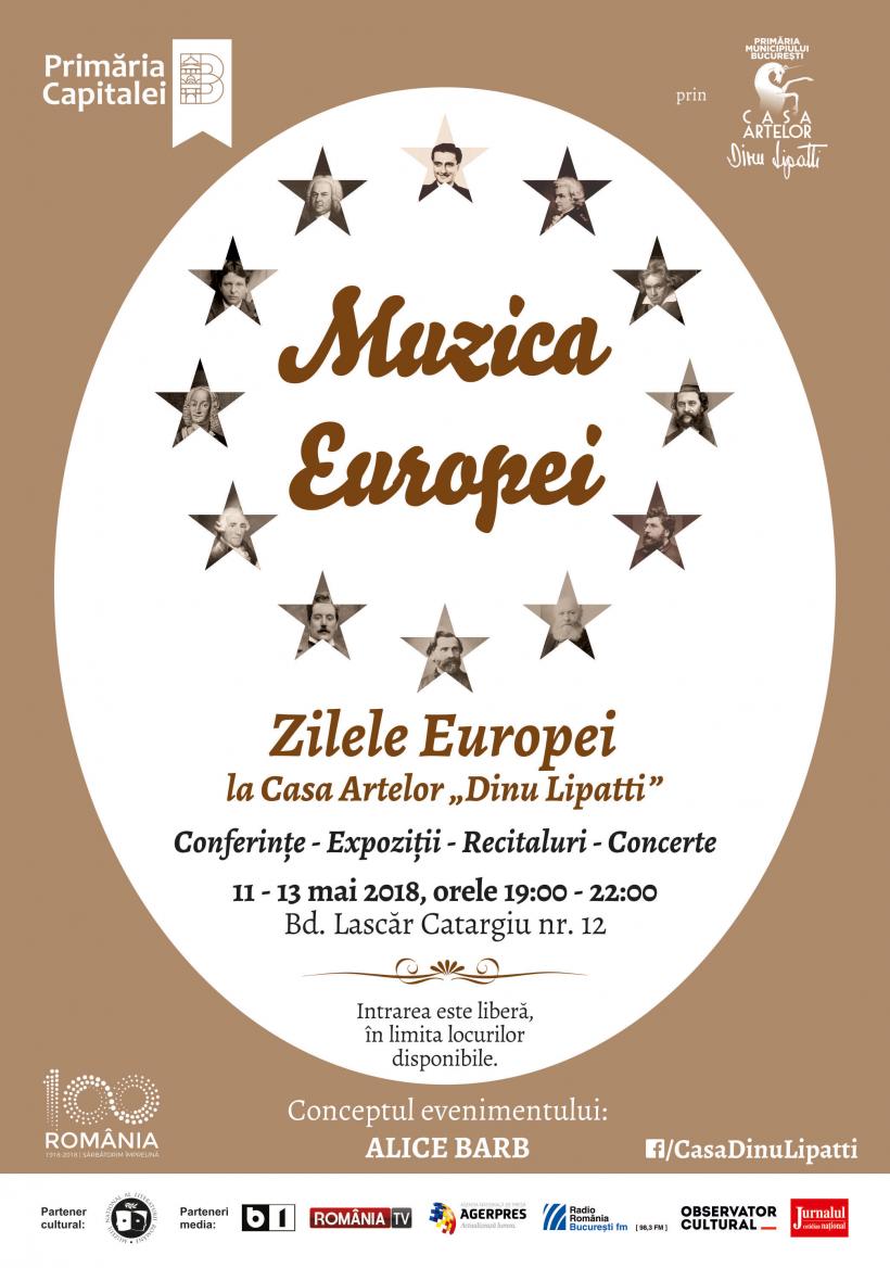 Muzica Europei – Zilele Europei la Casa Artelor Dinu Lipatti