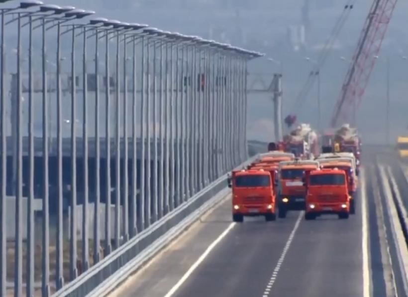 Podul care leagă Crimeea de Rusia: UE condamnă &quot;o nouă încălcare a suveranităţii&quot; Ucrainei