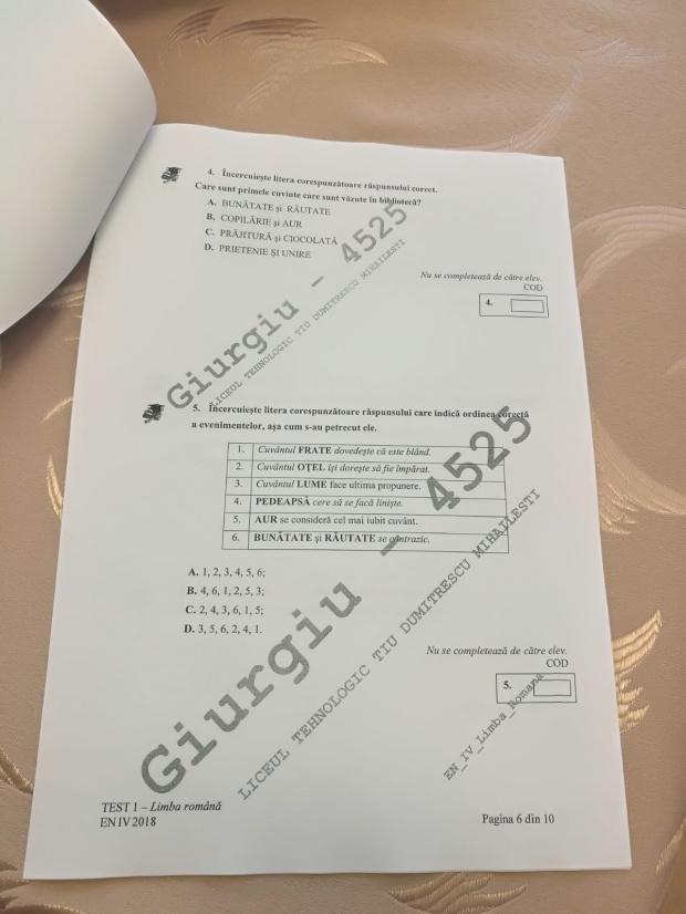 Subiecte ROMÂNĂ Evaluare Națională 2018. Avem subiectele pentru clasa a IV-a 18616453