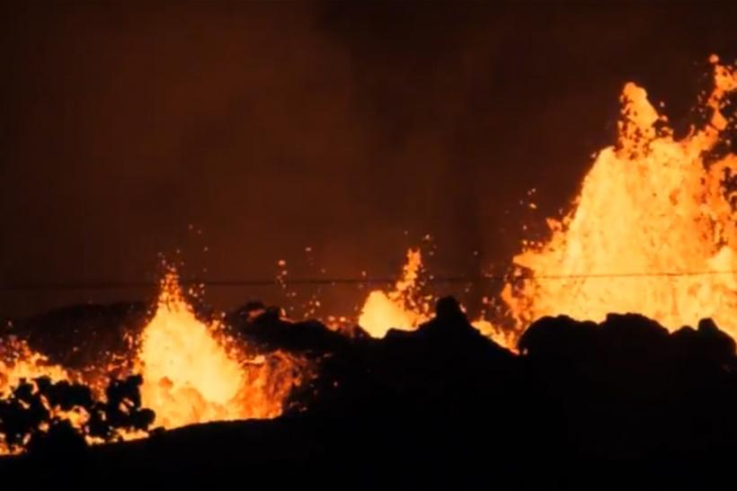 Imagini LIVE - Vulcanului Kilauea erupe violent