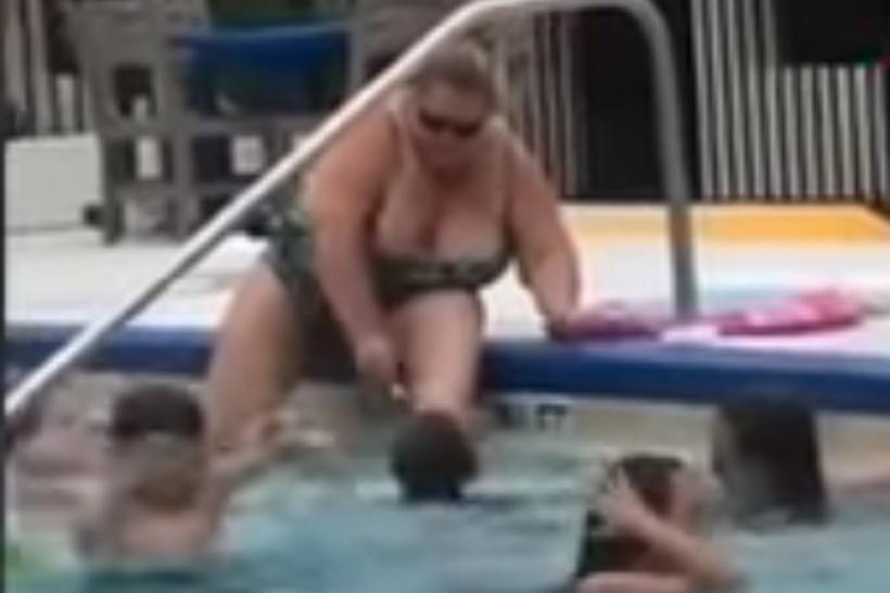 VIDEO - Scene revoltătoare la piscina unui hotel