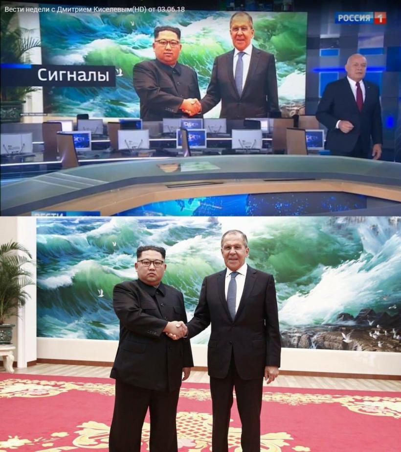 Un post TV din Rusia a ”fotoșopat” un zâmbet pe buzele lui Kim Jong-Un