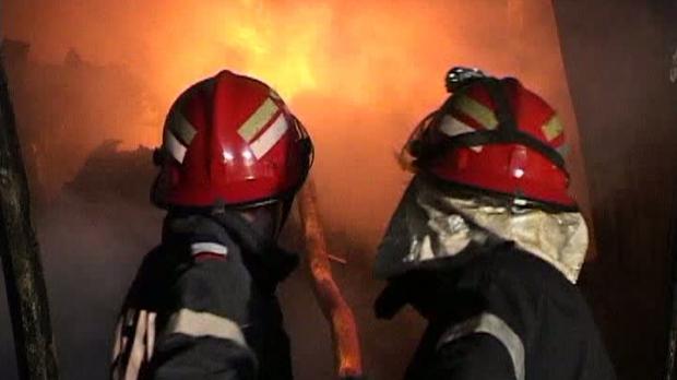 Flăcări de 2 metri la un incendiu care a cuprins o conductă de gaz, în Comarnic