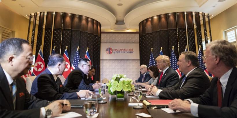 GALERIE FOTO + VIDEO - Intâlnirea istorică dintre Donald Trump și Kim Jong Un. Declarația comună a celor doi lideri