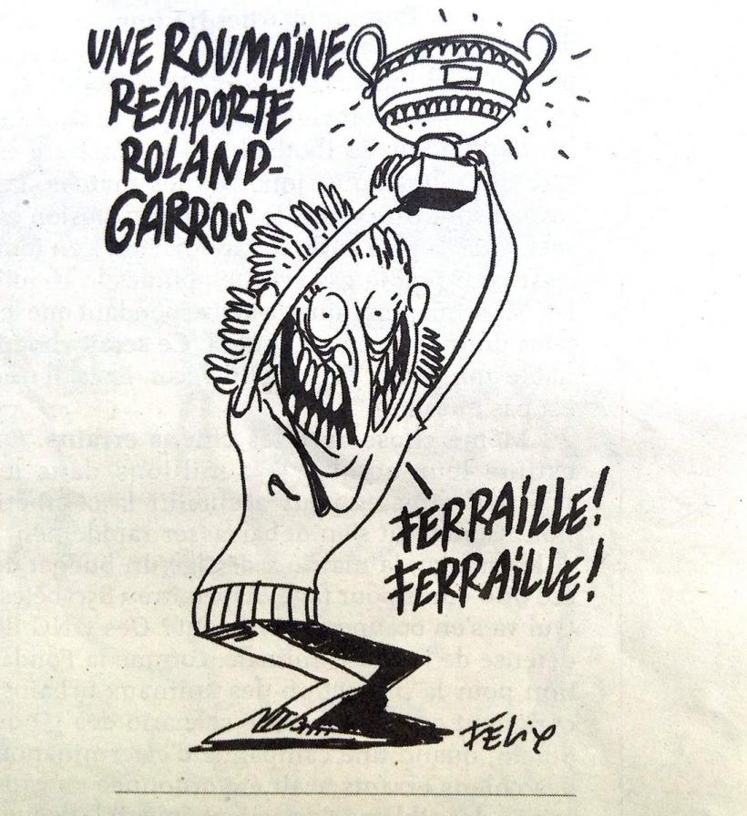 Ambasadoarea Franței despre caricatura publicației Charlie Hebdo în care Simona Halep este comparată cu o țigancă