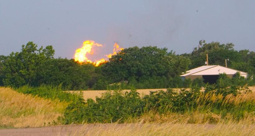 VIDEO - O conductă majoră de gaz a explodat în Kansas