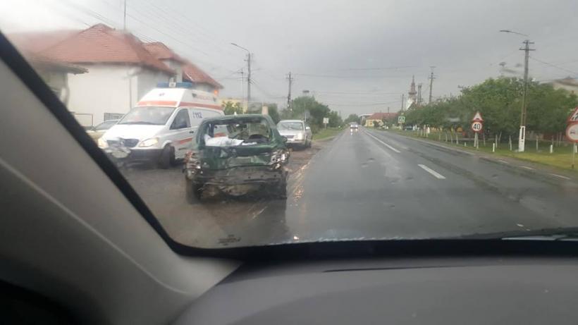 Accident în lanț în județul Timiș