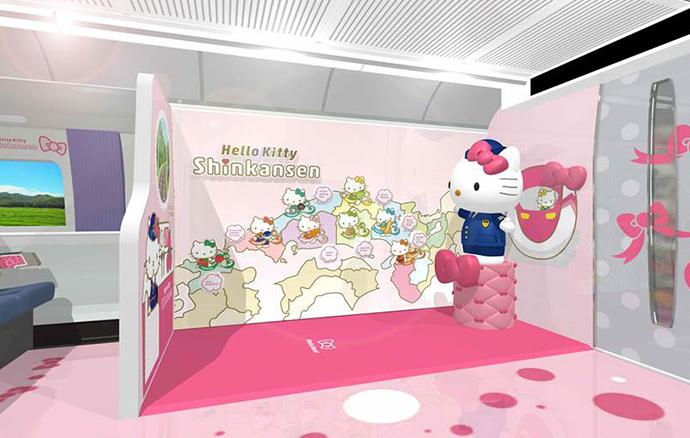 Cel mai drăguţ tren de mare viteză: trenul Hello Kitty din Japonia 18783138