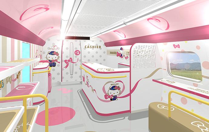 Cel mai drăguţ tren de mare viteză: trenul Hello Kitty din Japonia 18783139