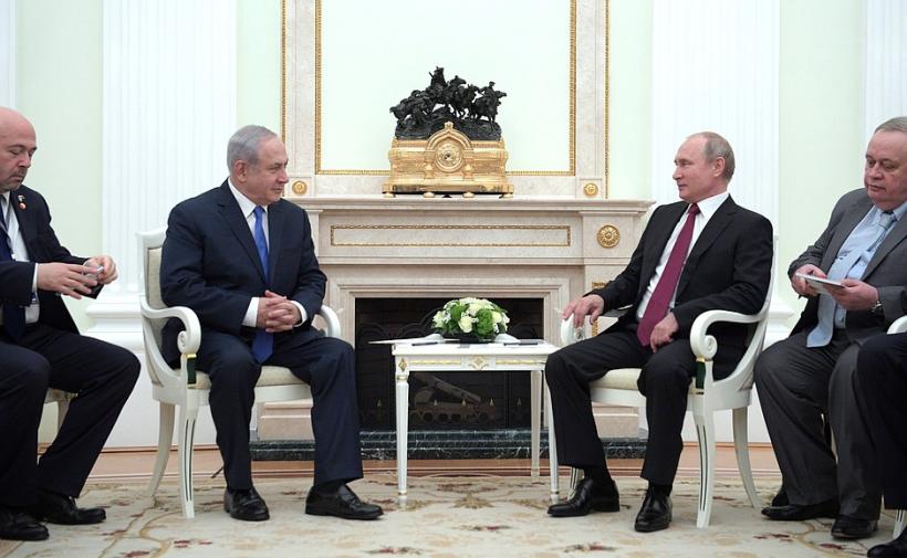 Netanyahu îi cere lui Putin să scoată forţele iraniene din Siria