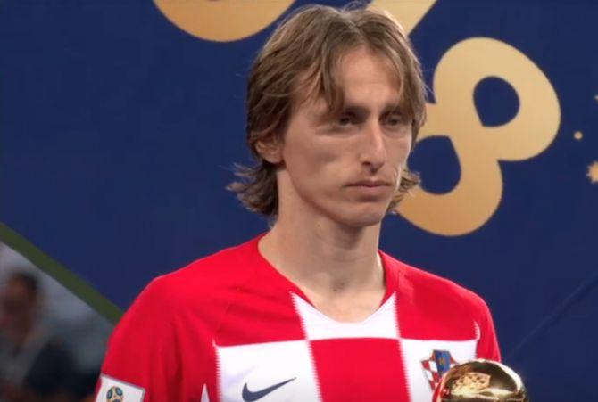 Croatul Luka Modric a fost desemnat cel mai bun jucător al Cupei Mondiale de fotbal din Rusia