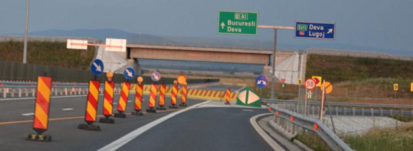 Atenţie şoferi! Autostrada A6 închisă între A1 şi centura municipiului Lugoj, pentru reparaţii