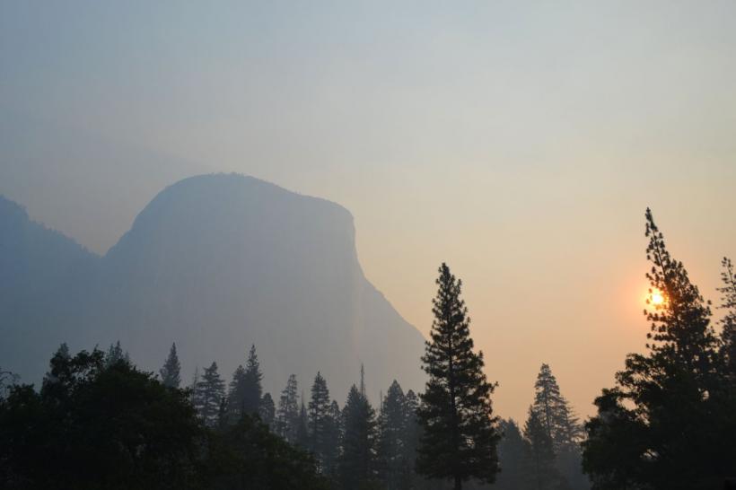 Un incendiu de pădure se apropie periculos de parcul național Yosemite