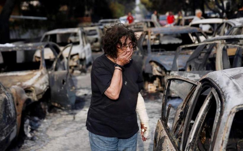 VIDEO Grecia in doliu: &quot;La Mati a fost apocalipsa!&quot;