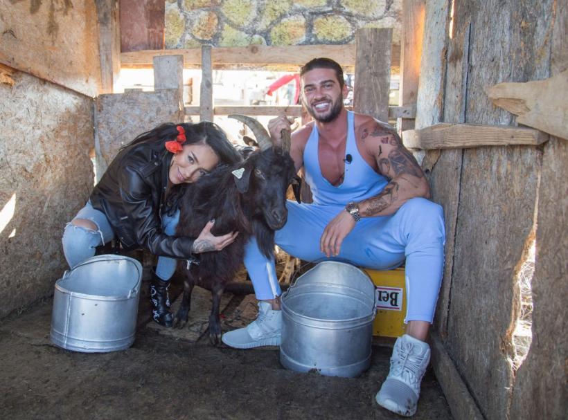 Ruby și Dorian Popa, în competiție la un concurs de muls capre: ”Mie îmi era prea milă”