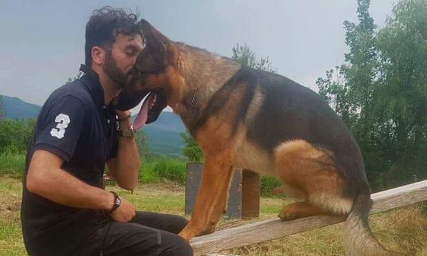 Furie în Italia după ce un câine, care a salvat mai mulţi oameni, a fost otrăvit şi omorât