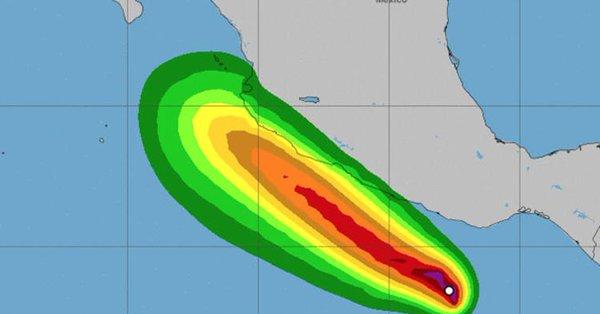 Furtuna tropicală Ileana s-a format în largul coastei de sud a Mexicului