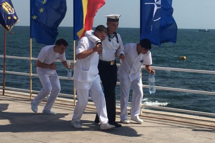 Un marinar american și unul ucrainean au avut nevoie de îngrijiri medicale în timpul ceremoniilor cu ocazia Zilei Marinei