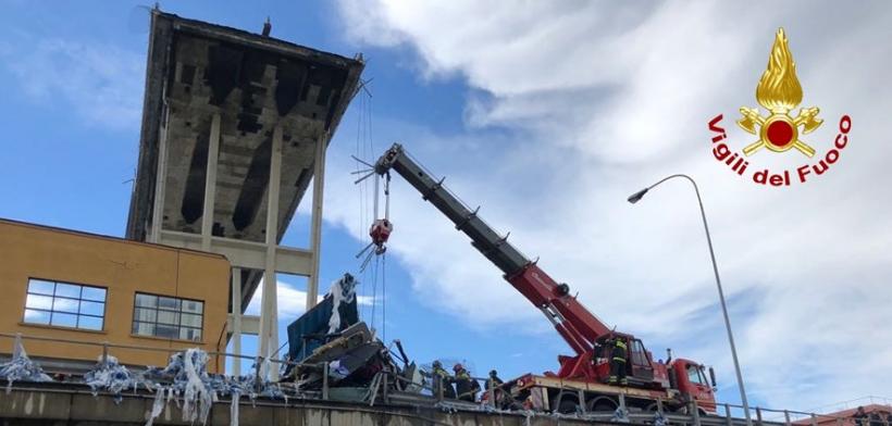 Prăbușirea viaductului Morandi - Încă 10-20 de persoane dispărute 