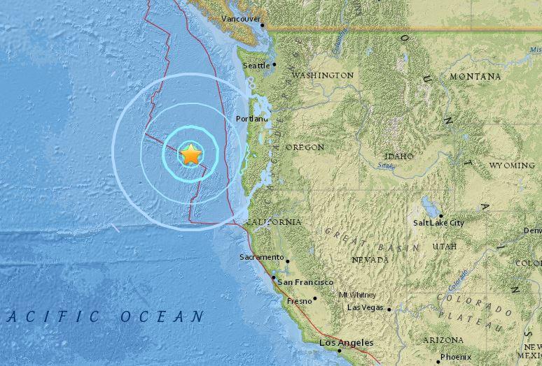 Cutremur cu magnitudinea 6,3 în largul statului american Oregon (USGS)